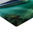 thumbnail image 2 of Ambesonne Lighthouse Fitted Sheet, Misty Atlantic Ocean, Queen Size, Blue Grey White, 2 of 3