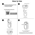 thumbnail image 4 of Coofit Wireless Bluetooth Thermal Label Maker Machine with APP Control, White, 4 of 6