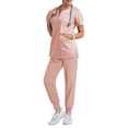 thumbnail image 1 of Conjunto de ropa quirúrgica para dentista oral, ropa de lavado dividido, ropa de enfermera de hospital de secado rápido elástica, 1 of 5