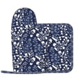 thumbnail image 2 of Honeii Plant patten Oven Mitts and Pot Holders Sets, Baker Oven Mitts, Mittens for Kitchen Decor, Baking Lover over Gloves Gifts, 2 of 7