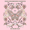 thumbnail image 2 of Junior's Lost Gods Positive Day Butterfly Graphic Tee Light Pink Small, 2 of 3