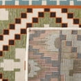 thumbnail image 4 of SAFAVIEH Veranda Dogon Geometric Indoor/Outdoor Area Rug, Green/Terracotta, 5'3" x 5'3" Round, 4 of 6