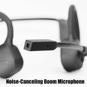 YouthWhisper Bone Conduction Headphones with Mic, Open Ear Wireless Headset with Boom Mic, Bluetooth Noise Canceling Headphones for Home Office, Driving, Traveling, Workouts