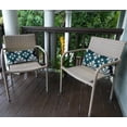 thumbnail image 4 of VargottamIndoor/OutdoorPolyester FabricLumbarPillowCover,All-Weather Waterproof Rectangular Cushion Case for Patio Furniture,12" x 20"Set of 2 -Tiles-60, 4 of 6