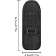 thumbnail image 2 of Funda para linterna, cinturón giratorio de 360 grados, funda para linterna con clip, funda para linterna, soporte para linterna, negro, 2 of 5