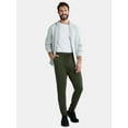 thumbnail image 3 of Athletic Works Men's and Big Men's Active Knit Jogger Pants, Sizes XS-5XL, 3 of 5