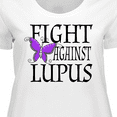 thumbnail image 4 of Inktastic Fight Against Lupus with Butterfly Women's Plus Size T-Shirt, 4 of 5