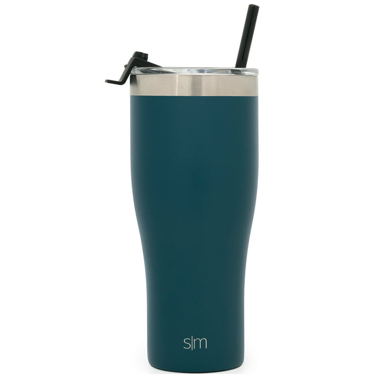 Simple Modern 32oz. Slim Cruiser Tumbler with Straw & Closing Lid Travel  Mug - Gift Double Wall Vacuum Insulated - 18/8 Stainless Steel Water Bottle