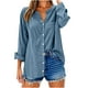 thumbnail image 5 of Manga larga blanca,Blusa tipo túnica de lino con cuello en V para mujer, manga larga, corte holgado y bolsillo, top informal de verano, sopatenor, 5 of 9