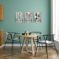 thumbnail image 5 of LyeArtork Home Kitchen Pictures Wall Art Vintage Utensils Canvas Prints Eat Love Drink Sign Paintings Teal Grey Artwork for Dining Room Decorations 12x16inchx3 pcs, 5 of 6