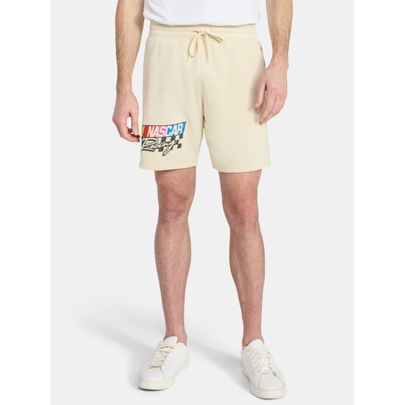Nascar Men's & Big Men's Knit Jogger Shorts, Sizes XS-3XL