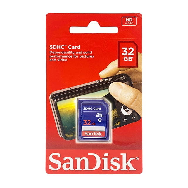 Tarjeta SD SanDisk 32GB SDHC Class 4