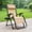 Beige, variant on Resenkos Oversize Lounge Chair with Cup Holder of Heavy Duty for outdoor-Beige, Adjustable Zero Gravity Lounge Chair