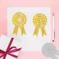thumbnail image 7 of 2Pcs You're the Best Badge Hot Foil Plate for DIY Foil Paper Embossing Scrapbooking Decor Greeting Cards, 7 of 7