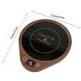thumbnail image 6 of NIBOLOG 1 Set Electric Coaster Heating Evenly Rapid Heat-up Touch Operation Milk Tea Heating Pad for Coffee Shop, 6 of 8