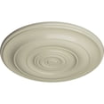 thumbnail image 3 of Ekena Millwork 18"OD x 1 1/2"P Niobe Ceiling Medallion (Fits Canopies up to 8 5/8"), Hand-Painted Clear Yellow, 3 of 5