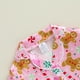thumbnail image 3 of Conjunto de pijama navideño de satén Twopumpkin para niñas pequeñas, color rosa, 3 of 7