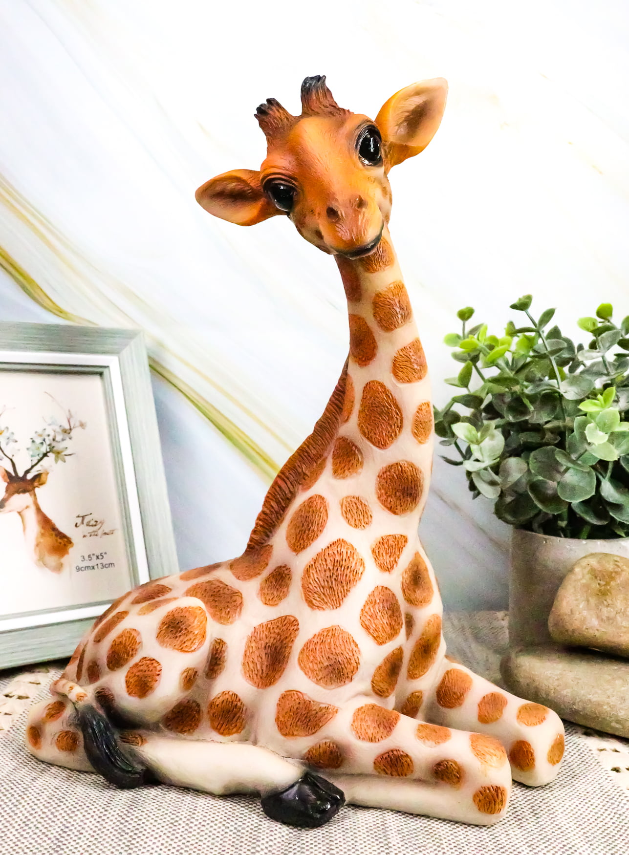 Gift for Giraffe Lovers Africa Decor Cute Giraffes Wedding Gift for Home Personalized Giraffe Decor Gift For Couple Safari Decor