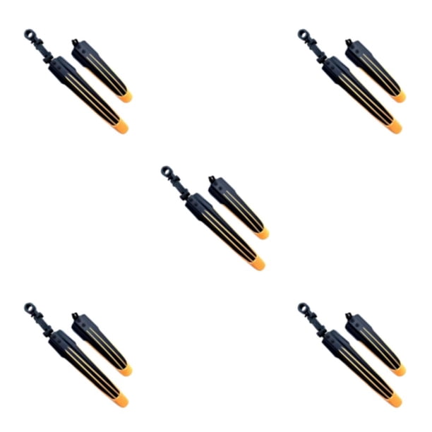 Guardabarros de bicicleta Toystoory 2 unids/set portátil ajustable para bicicletas de montaña crisantemo Amarillo
