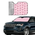 thumbnail image 2 of Yiaed Strawberries Print Car Windshield Sunshade Front Auto Car Front Window Sun Shade Foldable Sun Visor Shield Cover Auto Accessories for Sedan SUV Truck-Medium, 2 of 5