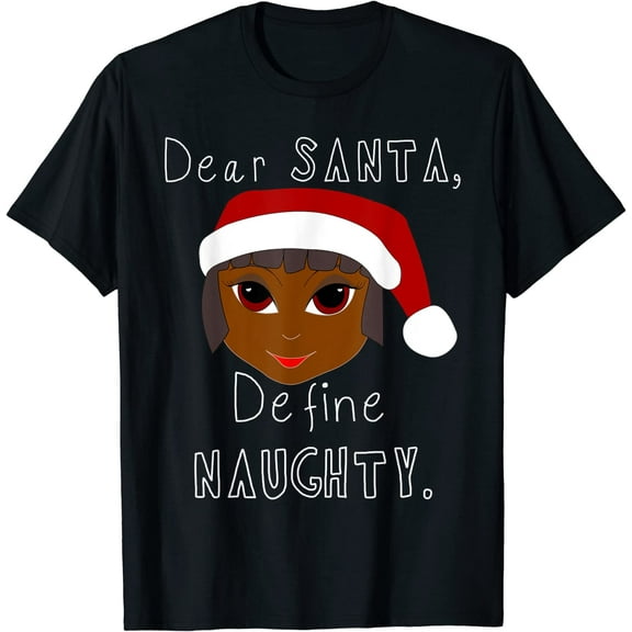 Black Mrs Claus Santa Define Naughty Black Family Christmas