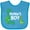 Turquoise, variant on Inktastic Papaw's Boy Grandson Boys Baby Bib