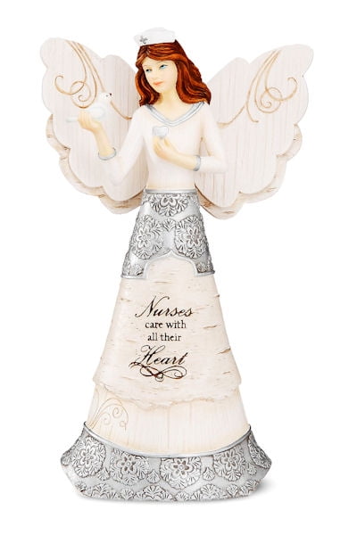 6-Inch Pavilion Gift Company Country Soul 29035 Angel Figurine Nurse