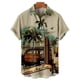 thumbnail image 3 of Camisas hawaianas de verano para hombre, camisas con estampado 3D para vacaciones en la playa, blusas casuales de manga corta para hombre, 3 of 5
