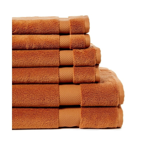 Yogik Premium 100% Cotton Towel Zero Twist 600GSM Set of 6 - Hazel