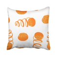 thumbnail image 1 of RYLABLUE Orange Mandarin With Half Peeling In The Form Of Christmas Tree And Completely Peeled Pillowcase Pillow Cover 20x20 inches, 1 of 1