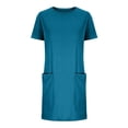 thumbnail image 5 of Vestido deportivo sin mangas para mujer, para tenis: bolsillos integrados, cuello en U, mezcla de poliéster, tallas S-XXL., 5 of 5