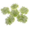 thumbnail image 2 of Paquete De 6 Flor De Artificial Florero Inicio De Florero Decoración Boda Jardín Decoración Floral Verde perfecl cabezas de flores artificiales, 2 of 7