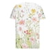 thumbnail image 5 of Top de Verano Mujeres Cuello en V Casual Top de Manga Corta, Ligera Primavera Y Blusa de Verano para las Mujeres, 5 of 5
