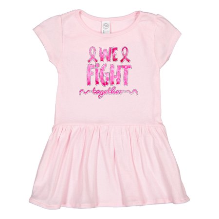 

Inktastic We Fight Together Breast Cancer Awareness Gift Toddler Girl Dress