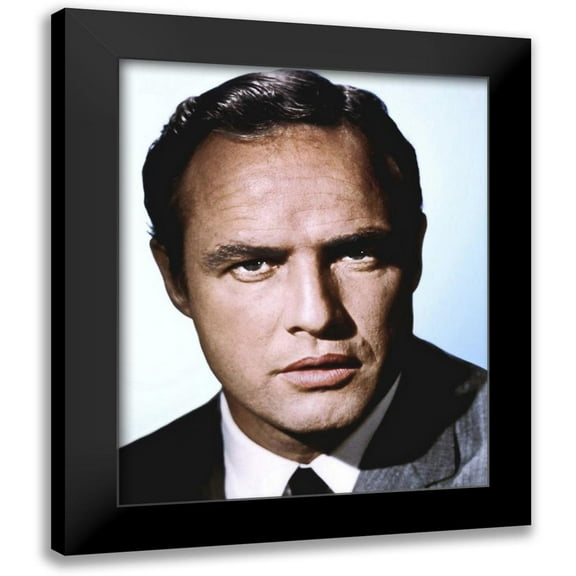 Hollywood Photo Archive 12x14 Black Modern Framed Museum Art Print Titled - Marlon Brando