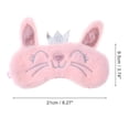 thumbnail image 2 of Unique Bargains 1 Pc Fleece Long Ear Cats Eye Mask for Home Pink Fleece, 2 of 4