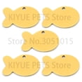 thumbnail image 1 of 100PCS Personalized Pet ID Tag Fish Shape Stainless Steel Blank Engraved Pendant Accessories Key Ring Gift ShopWise Round, 1 of 12