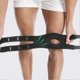 thumbnail image 5 of Rodillera con correas de compresión ajustables que absorben los golpes y que se adaptan a la rótula, almohadilla de soporte transpirable para aliviar el dolor de artritis y ejercicios, azul, 5 of 5