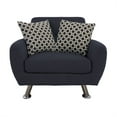 thumbnail image 2 of Aukfa 3 Piece Sofa Set - 34" Wide Upholstered Couch Deep Seat Armchair, Linen, Gray, 2 of 8