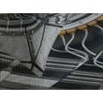 thumbnail image 4 of Ambesonne Eye Quilted Bedspread Set 3 Pcs, Robot Eye Wires Technology, Queen Size, Charcoal Grey, 4 of 5