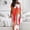 Orange, variant on CQXIDFH Women Crew Neck Short Sleeve Midi Nightgown Print Loose Loungewear Dress, Oversized Side Pocket Casual Sleep Dress for Summer Home Resort Wear, Sizes S-2XL Blue
