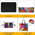 thumbnail image 4 of Cute Colorful Flower Waterproof Picnic Blanket with Foldable Zipper, Suitable for Outdoor Use, Suitable for Travel, Camping, Beaches, Parks, Grasslands, Picnic Blanket Accessories, 4 of 8