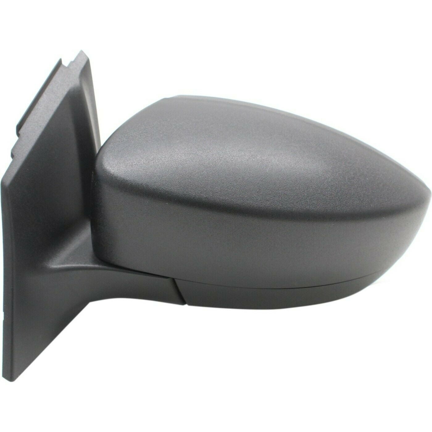 DAMAIJOY 1pc Left Driver Side Textured Black Power Non-Heated Operate Manual Folding Exterior Door Rear View Mirror for Ford for Focus S/SE/Titanium 15-18 & SEL 17-18 Without Auto-Dimming