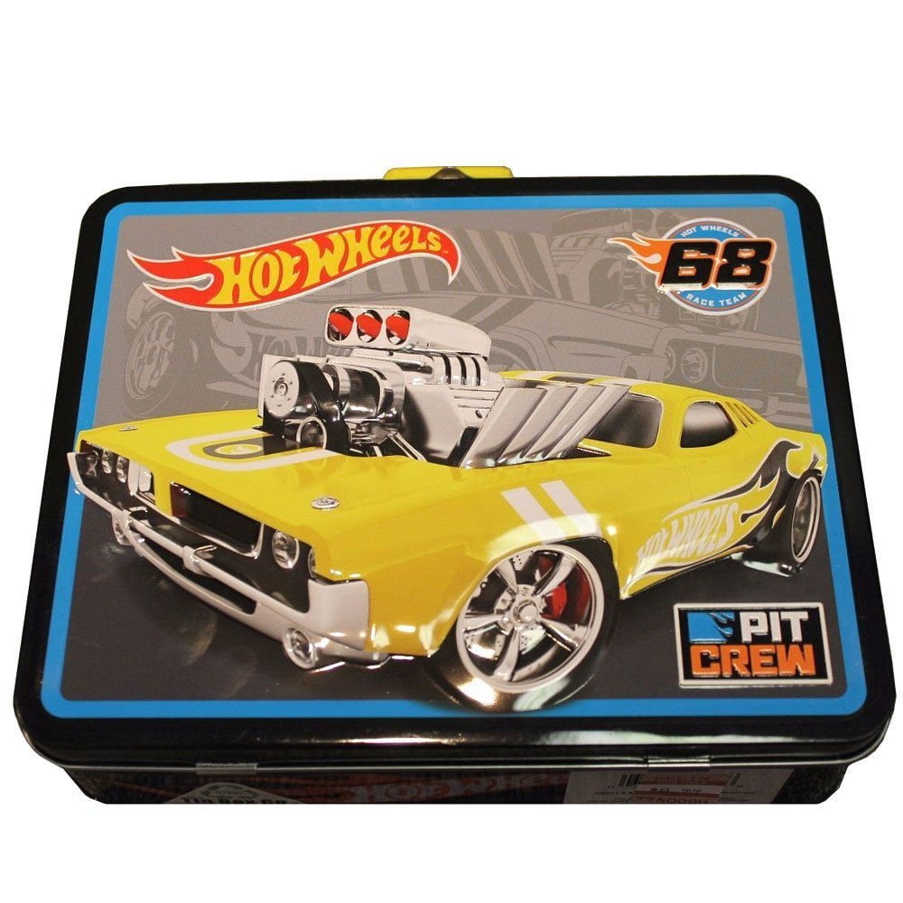 hot wheels tin box
