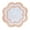 32'', Baby Pink/White Center, Scalloped, variant on Sherry Kline Bathroom Rug, Water Absorbent Shower Mat, Hand Made Bath Accessories, Machine Washable Rugs, Bath Mat for Decor, Non Slip Floor Mats (32'', Baby Pink/White Center, Scalloped)