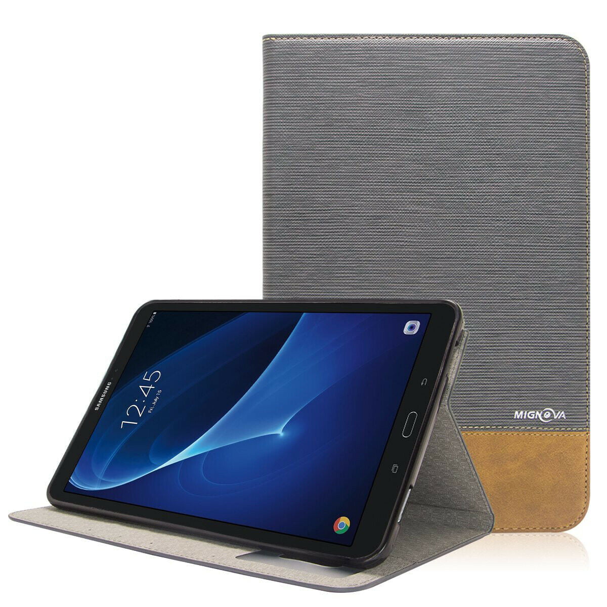 In de meeste gevallen Snor geloof Galaxy Tab A 10.1 inch T580 Case ,Mignova Ultra-Slim Leather Case Smart  Cover For Samsung Galaxy Tab A 10.1" SM-T580 SM-T585 Tablet 2016  Release(SZW-Gray) - Walmart.com