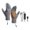 Light Gray, variant on USB Heated Gloves, Winter Touchscreen Fleece-Lined Warm Gloves, Cold-Resistant for Men & Women, Essential for Outdoor Cycling & Commuting,Black