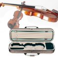 thumbnail image 6 of Almencla Violin Case, Violin Box, Handbag, Lightweight, with Side Handle, String Instrument Case, Easy to Carry for Violin Lovers And Players white grids, 6 of 8