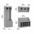 thumbnail image 3 of Pemberly Row Full Entryway Storage Set with Drawers - Cape Cod Gray, 3 of 7