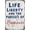 250625ts-A428, variant on 8"X 12" Metal Tin Sign Vintage Life Liberty And Pursuit Of Happiness Wall Decor Retro Posters Hanging Plaque Office Farm Cafe Club Garage Home Bar Pub Diner